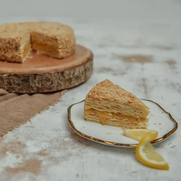 Napoleon Cake With Lemon