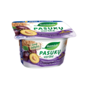 Gamtos - Buttermilk Curd with Prunes and Wheat Bran 130g.