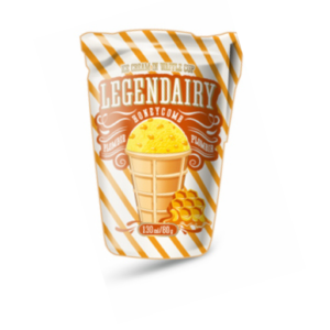 Ice Cream With Vanilla Flavour And Honeycomb Filling "Legendairy" 130ml
