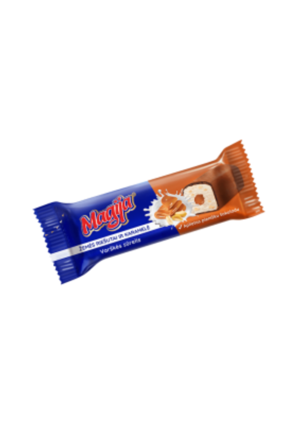 Magija - Quark Bar with Caramel and Peanuts Covered with Milk Chocolate 40g