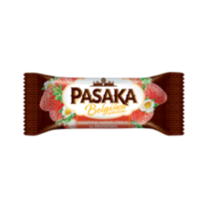 Pasaka - Strawberry Glazed Curd Cheese Bar with Belgian Chocolate 40g