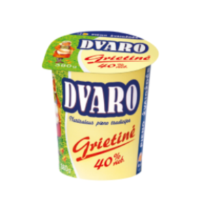 Dvaro - Sour Cream 40% Fat 380g