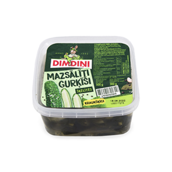 Lightly Salted Sliced Cucumbers, Dimdini 500g