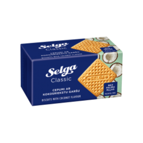 Selga - Coconut Flavour Biscuits 180g